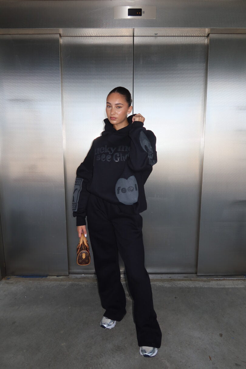 Ghost Hoodie Black