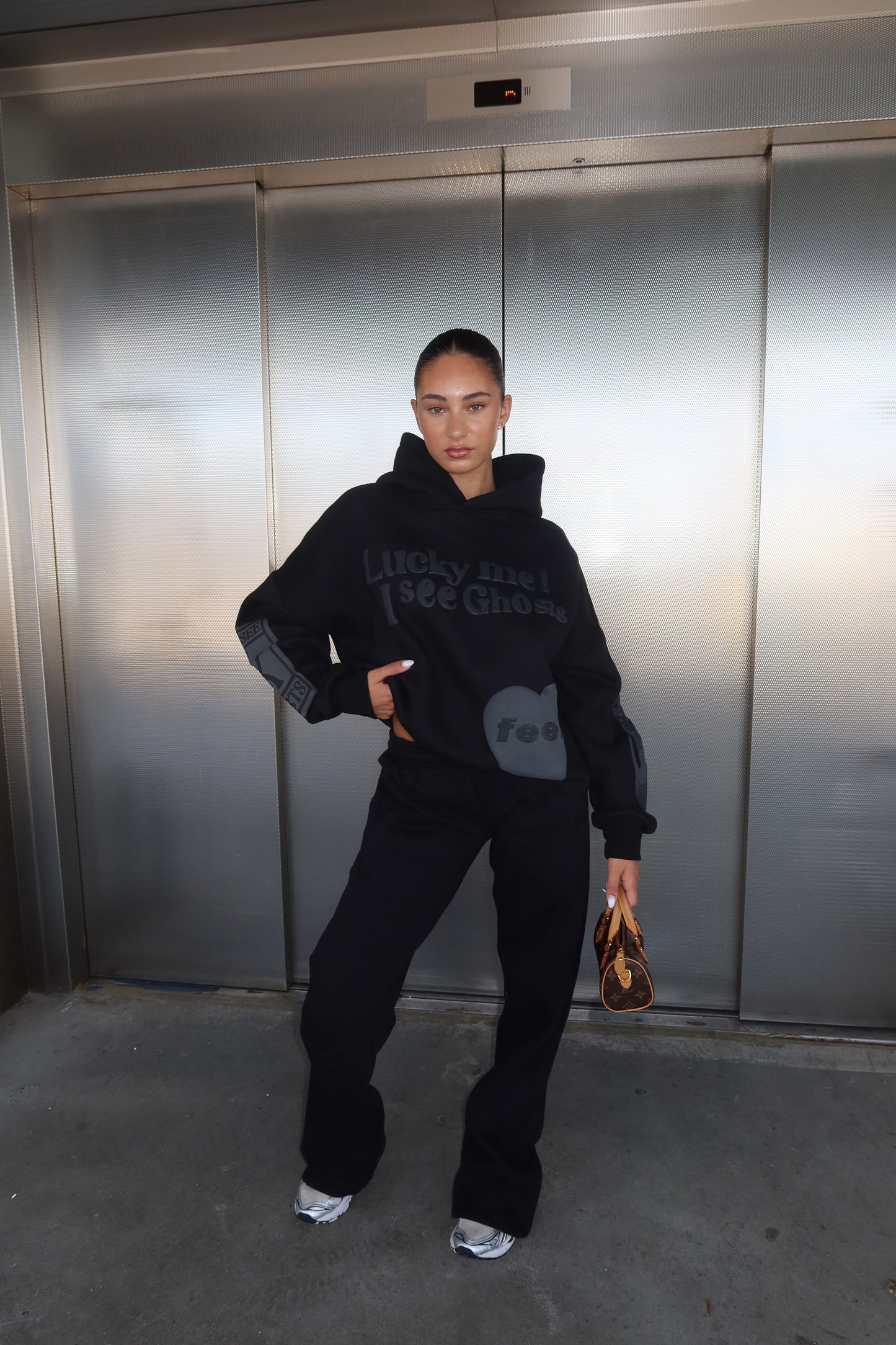 Ghost Hoodie Black