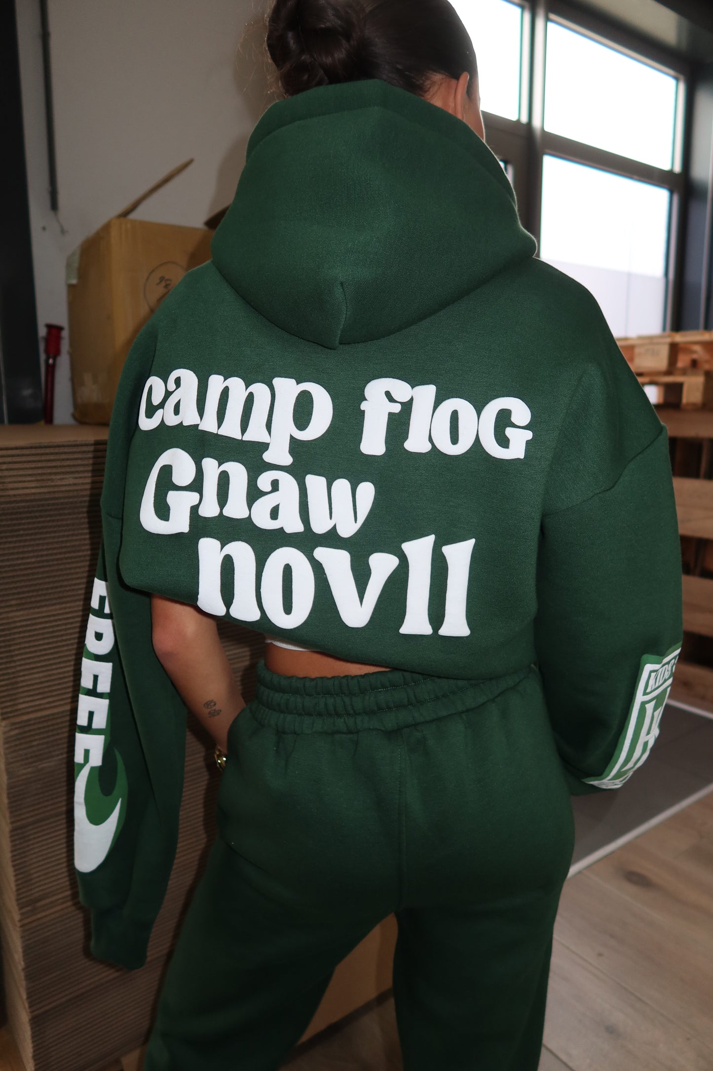 Ghost Hoodie Green