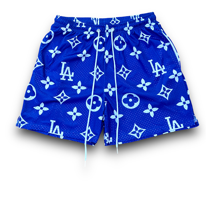 Blue LA Mesh Short