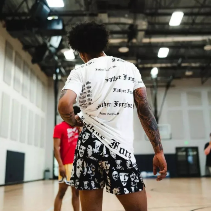 Black Horror Mesh short