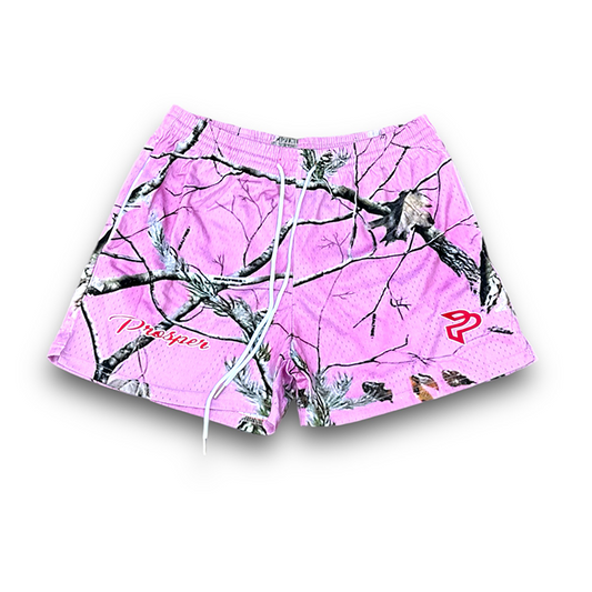 Pink Realtree Mesh Short